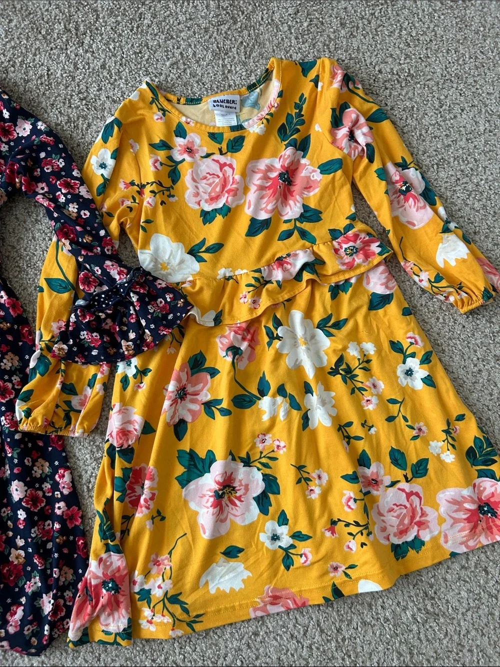 2 Girls Floral Dresses